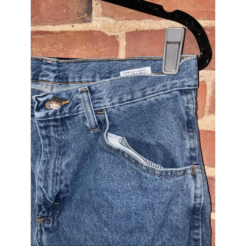Rustler‎ Wrangler Men's Regular Fit Straight Leg Blue Denim Jeans 31x30